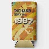 Born in 1967 - Geometric Design - Retro 60s - Name (Voorkant)