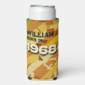 Born in 1968 - Geometric Design - Retro 60s - Name (Seltzer Voorkant)