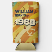 Born in 1968 - Geometric Design - Retro 60s - Name (Voorkant)