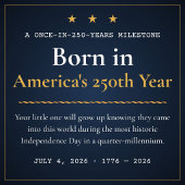 Born in 2026 America 250th Anniversary Romper