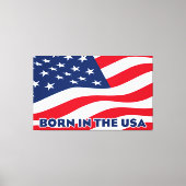Born in the USA Canvas Afdruk (Voorkant)