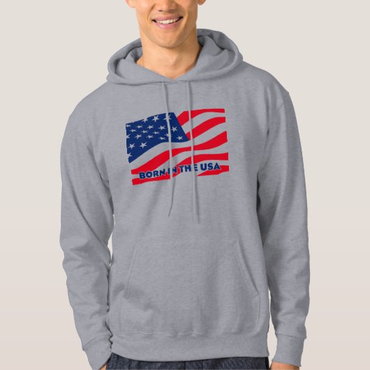 Born in the USA Hoodie (Voorkant)