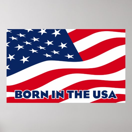Born in the USA Poster (Voorkant)