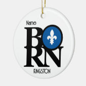 BORN Kingston Quebec Keramisch Ornament (Links)