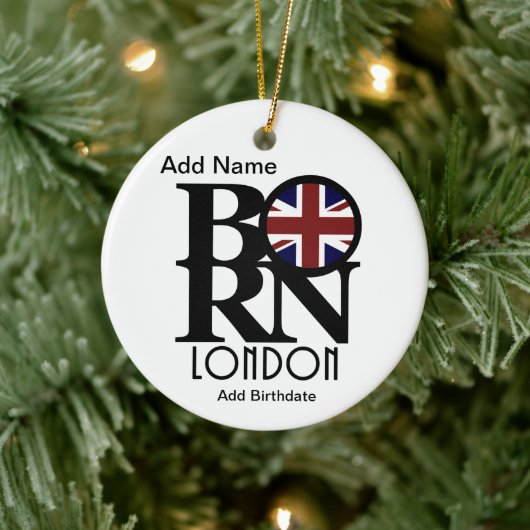  BORN London Ceramic Ornament (Boom)