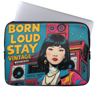 Born Loud Blijf Laptop Sleeve
