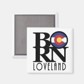 BORN Loveland Colorado Magneet (Voorkant / Achterkant)
