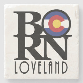 BORN Loveland Colorado Stenen Onderzetter