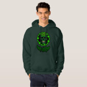 Born Lucky Skull St Patrick’s Day Shirt – Moletons (Voorkant volledig)