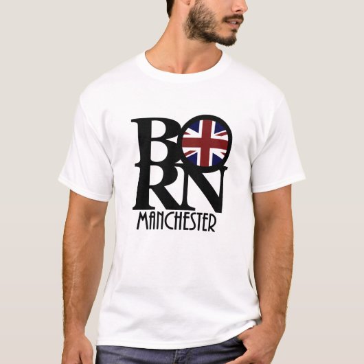 BORN Manchester England T-shirt (Voorkant)