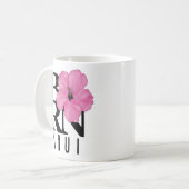 BORN Maui Pink 11oz Koffiemok (Voorkant links)