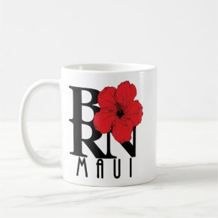 BORN Maui Red Hibiscus 11oz Koffiemok