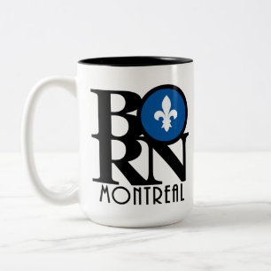 BORN Montreal 15oz Tweekleurige Koffiemok