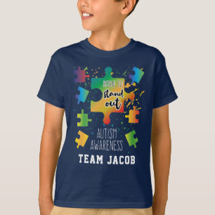 Born om Autisme uit te roeien Puzzels T-shirt
