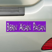 Born Opnieuw Pagan Bumpersticker (Op auto)