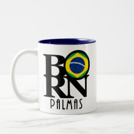 BORN Palmas 11oz Tweekleurige Koffiemok