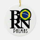 BORN Palmas Keramisch Ornament (Voorkant)