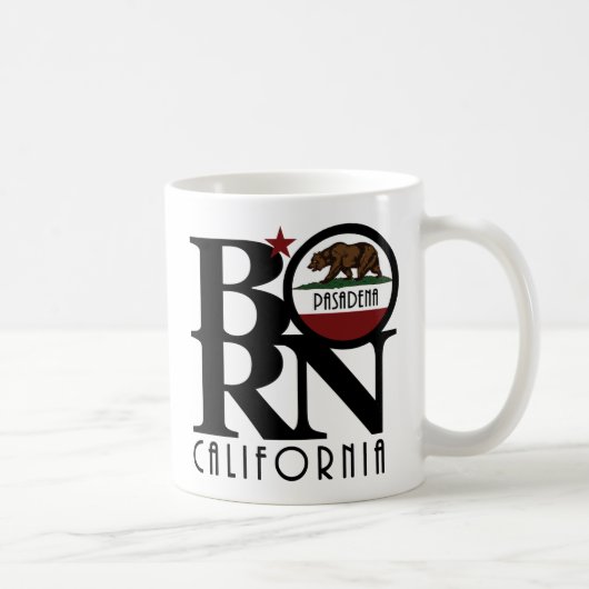 BORN Pasadena California 11oz Koffiemok (Rechts)
