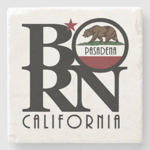 BORN Pasadena California Stenen Onderzetter