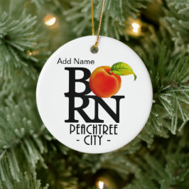 BORN Peachtree Georgia Keramisch Ornament
