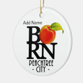 BORN Peachtree Georgia Keramisch Ornament (Links)