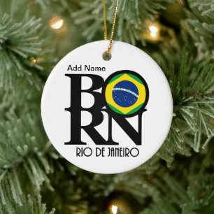 BORN Rio de Janeiro Keramisch Ornament