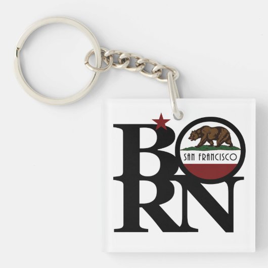 BORN San Francisco Sleutelhanger (Voorkant)