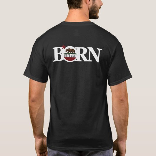 BORN Santa Cruz (achterafdruk) T-shirt (Achterkant)