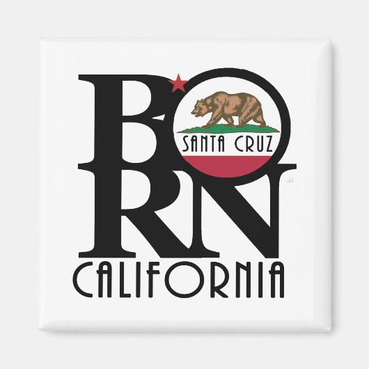BORN Santa Cruz California Magneet (Voorkant)
