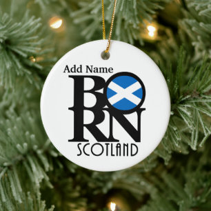 BORN Scotland - Ornement personnalisable