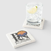 BORN Scottsdale Arizona Stenen Onderzetter (Zijkant)