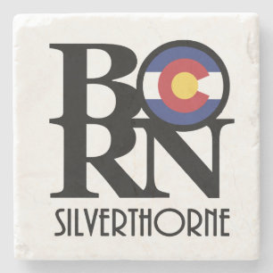 BORN Silniettemin orne Colorado Stenen Onderzetter
