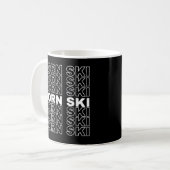 Born ski mugs for skiing lovers (Devant gauche)