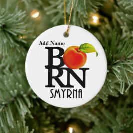 BORN Smyrna Georgia Keramisch Ornament