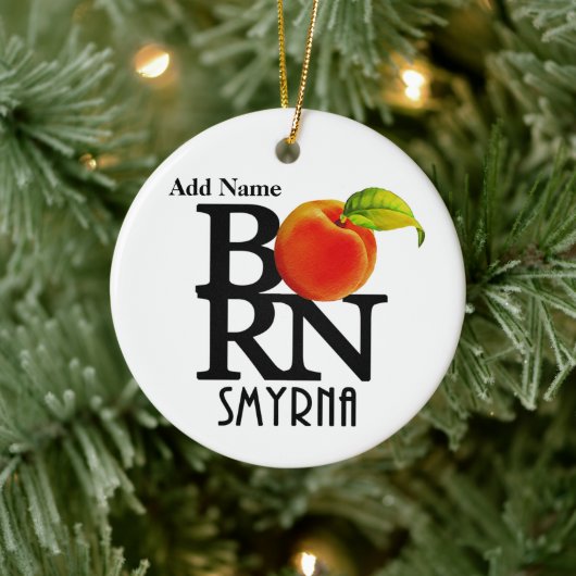 BORN Smyrna Georgia Keramisch Ornament (Boom)