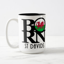 BORN St Davids 15oz Tweekleurige Koffiemok