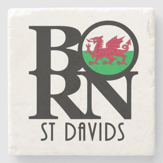 BORN St Davids Stenen Onderzetter (Voorkant)