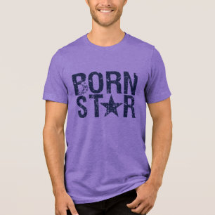 BORN STAR-shirt - kies stijl en kleur Tri-Blend Shirt