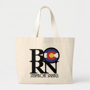BORN Steamboot Springs Colorado Grote Tote Bag