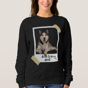 Born This Great Cute Siberian Husky Dog And Puppy Trui