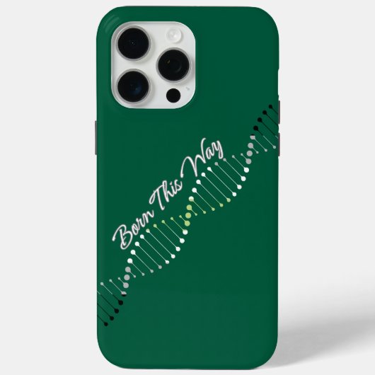 Born This Way - Agender Pride DNA Case-Mate iPhone Case (Achterkant)