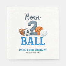 Born To Ball Sports Second Birthday 