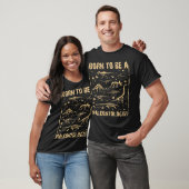 Born to be a PALEONTOLOGIST, Dinosaur tee design T-shirt (Unisex)