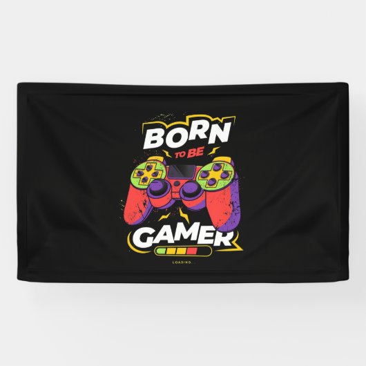 Born to be Gamer Spandoek (Horizontaal)