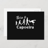 Born To Capoeira Evolution Dance Fight Brazilian G Briefkaart (Voorkant / Achterkant)