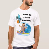 Born to Chase Horizons Waves T-shirt (Voorkant)