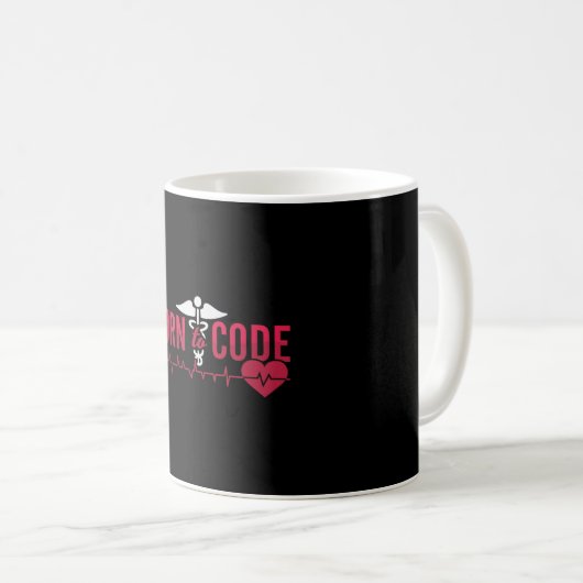 Born To Code Medical Coder ICD Coding Programmer Koffiemok (Voorkant rechts)