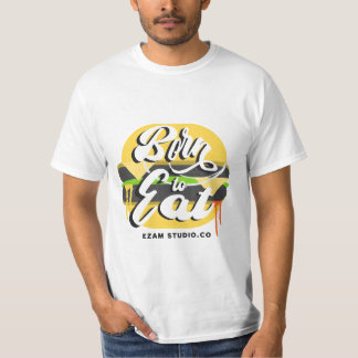 "Born to Eat - Leuk en speels ontwerp" T-shirt