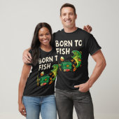Born to Fish | Funny Fishing Design in Bright Colo T-shirt (Unisex)