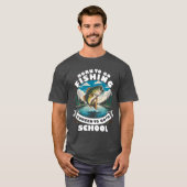 Born to Fish Funny Youth Outdoor T-Shirt (Devant entier)